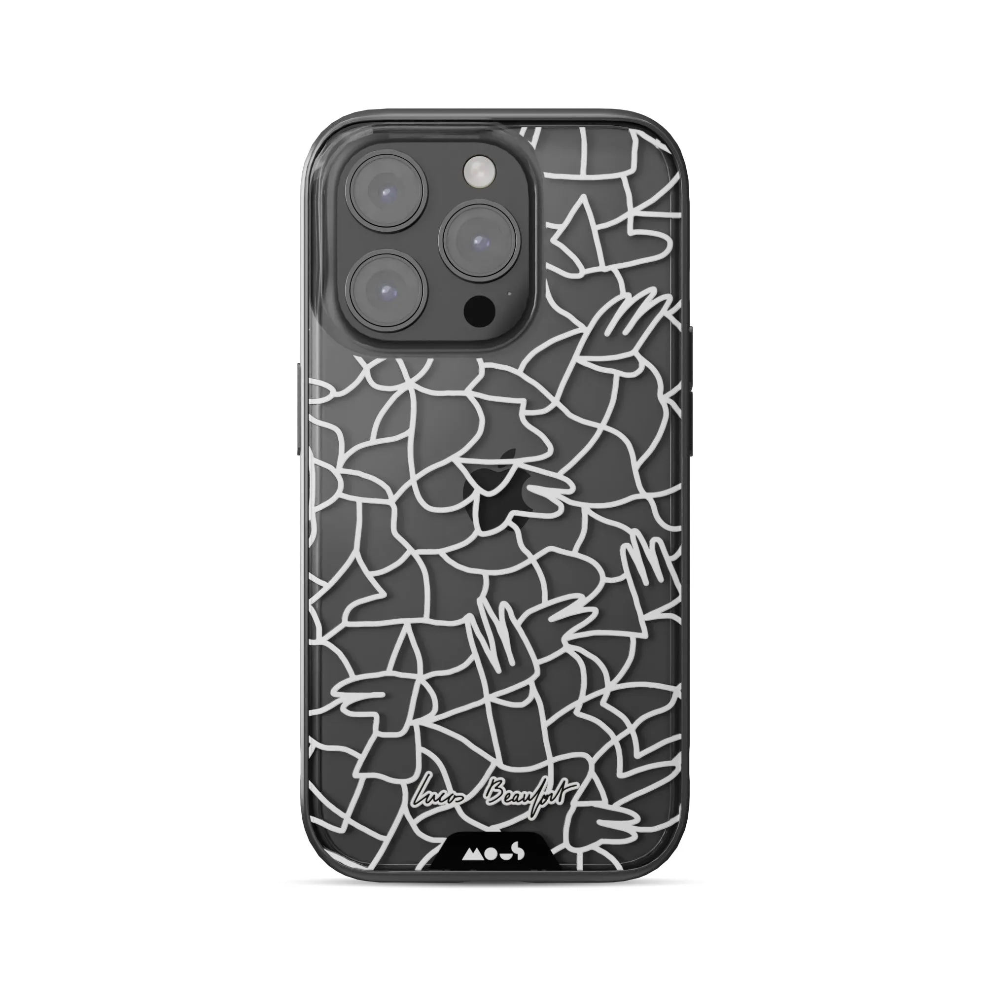 Lucas Beaufort White Printed Phone Case