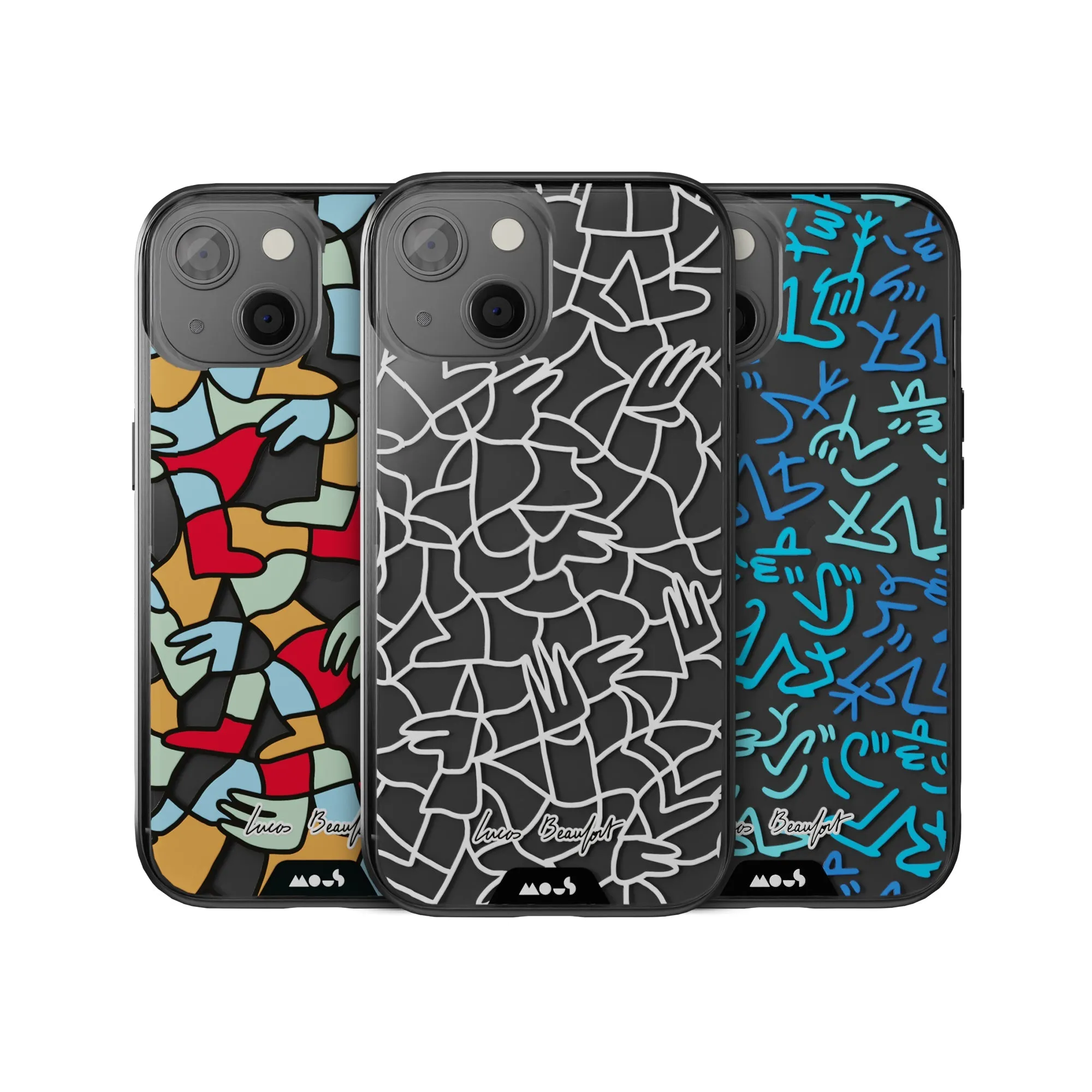Lucas Beaufort White Printed Phone Case