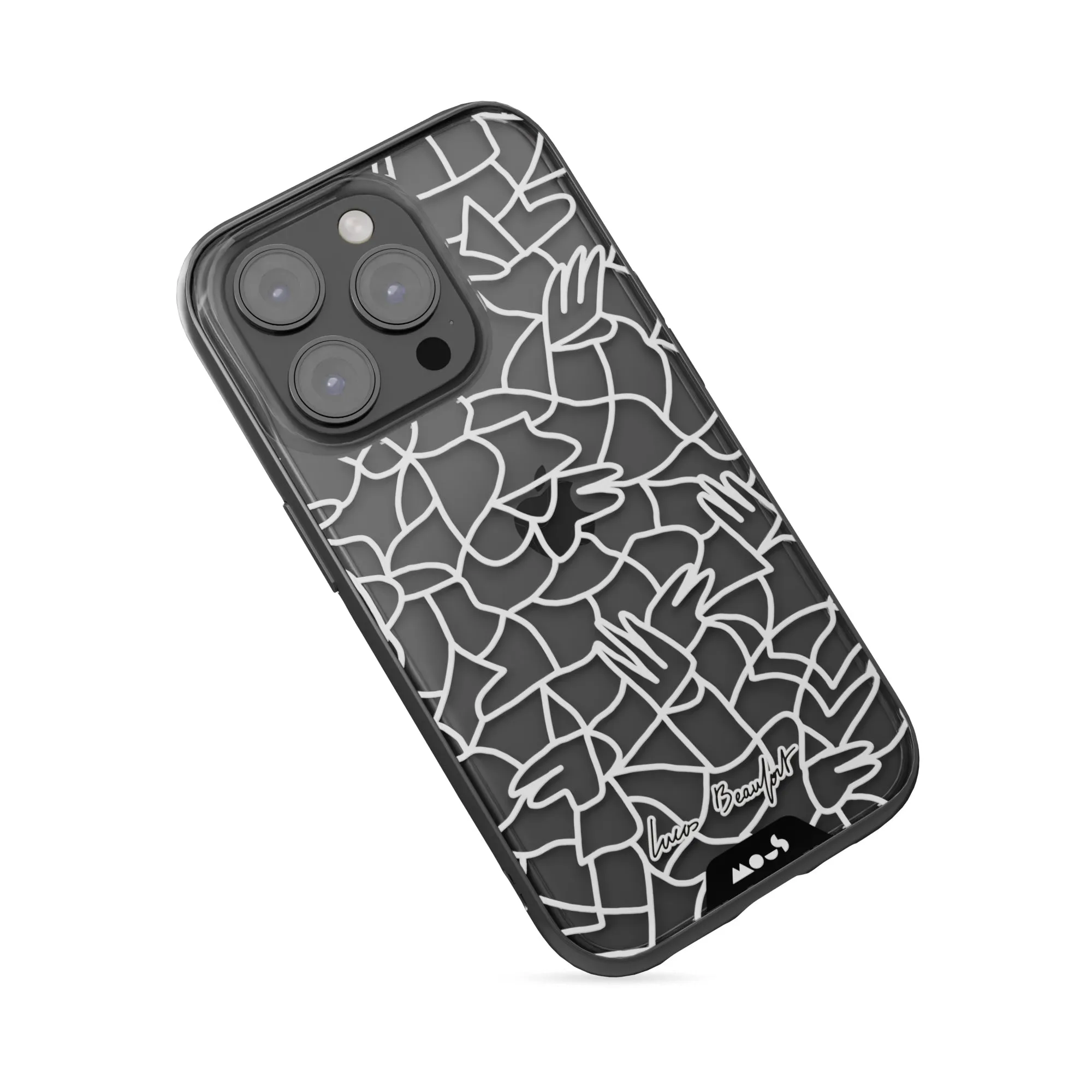 Lucas Beaufort White Printed Phone Case
