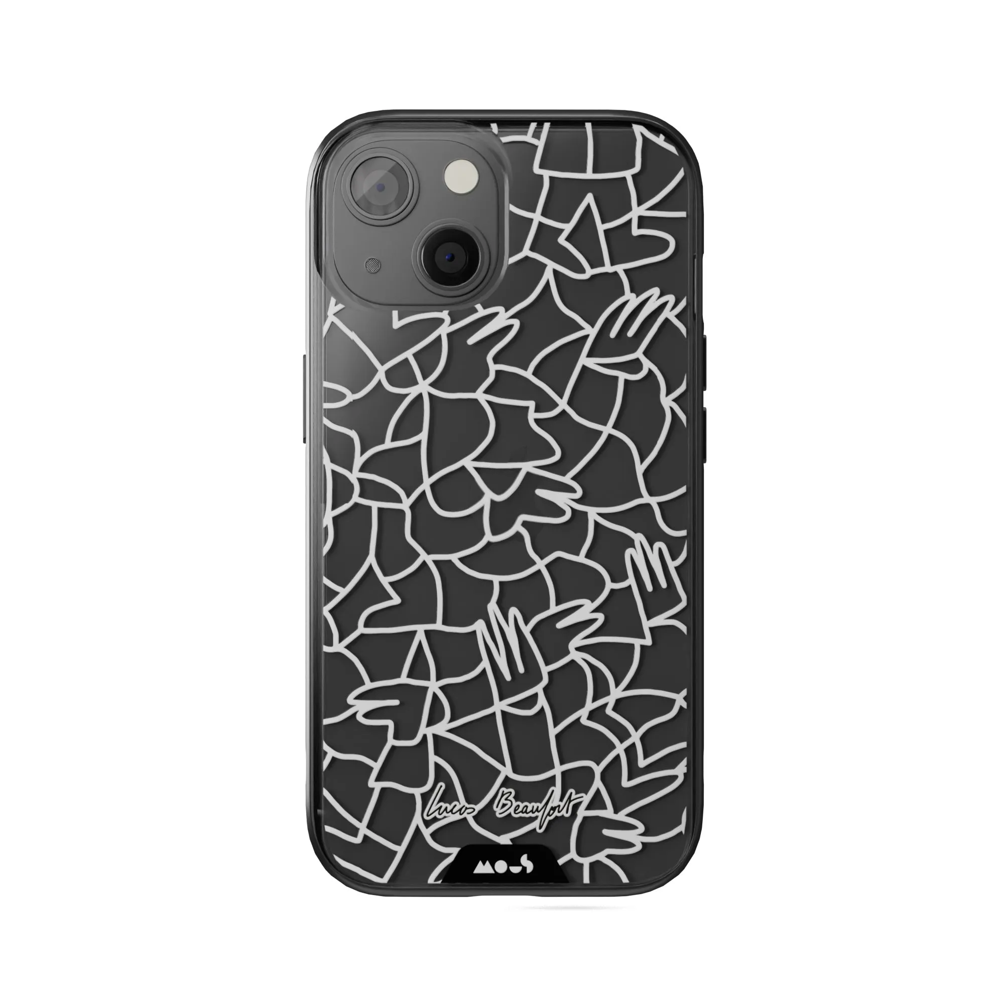Lucas Beaufort White Printed Phone Case