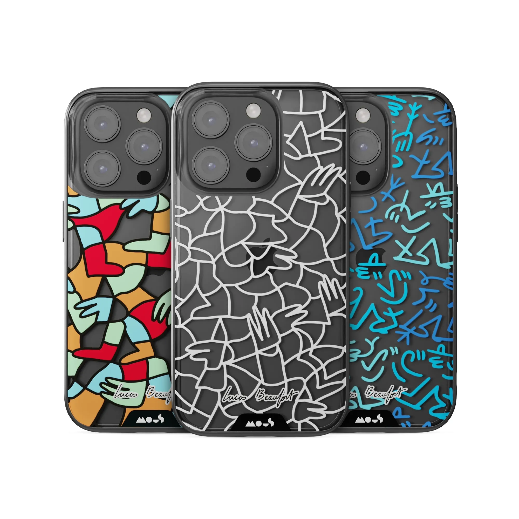Lucas Beaufort White Printed Phone Case