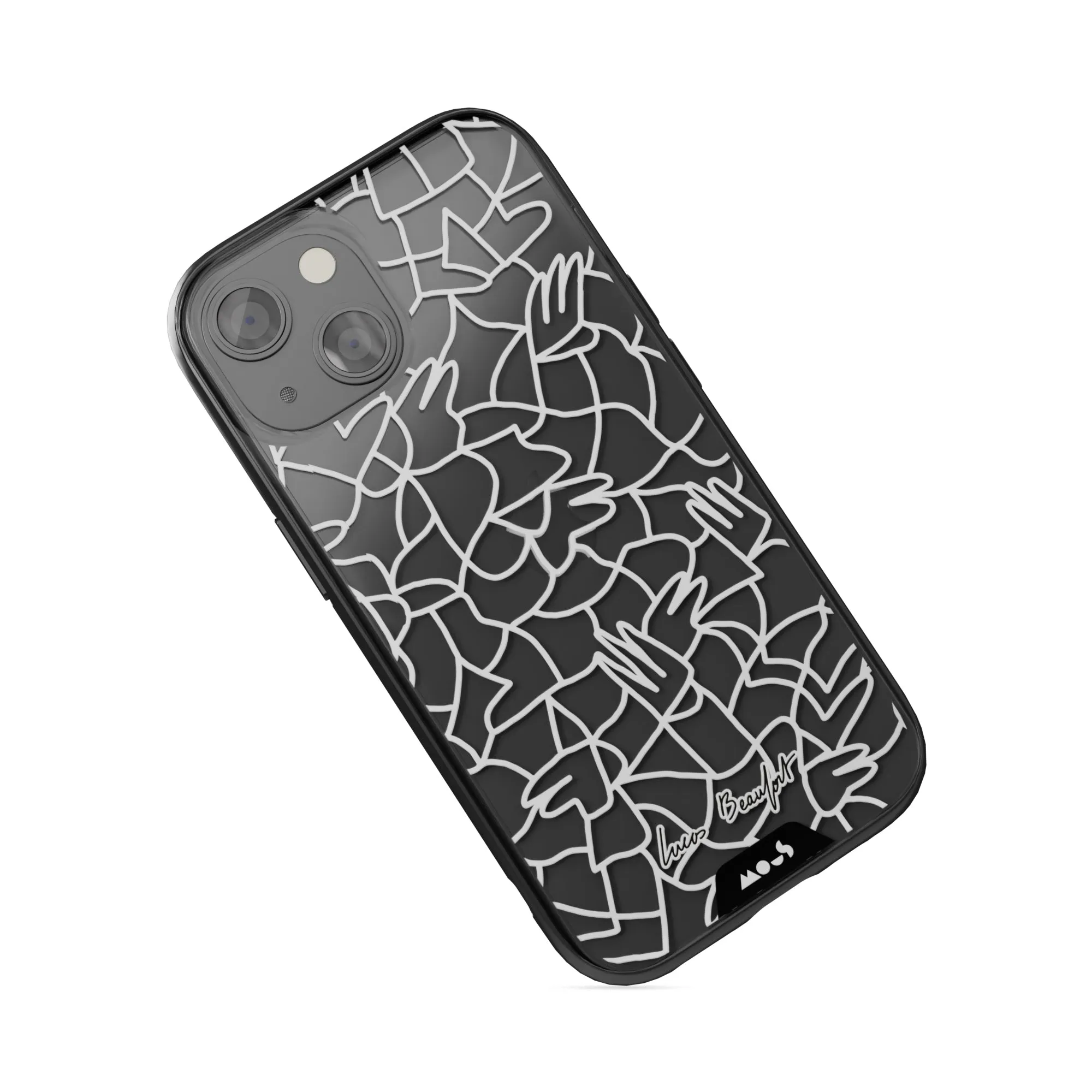 Lucas Beaufort White Printed Phone Case
