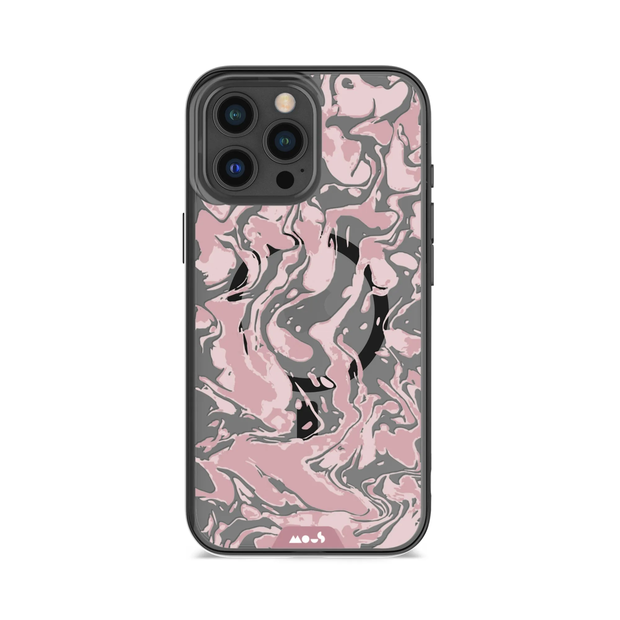 Marbled Dusky Pink MagSafe® Compatible Phone Case