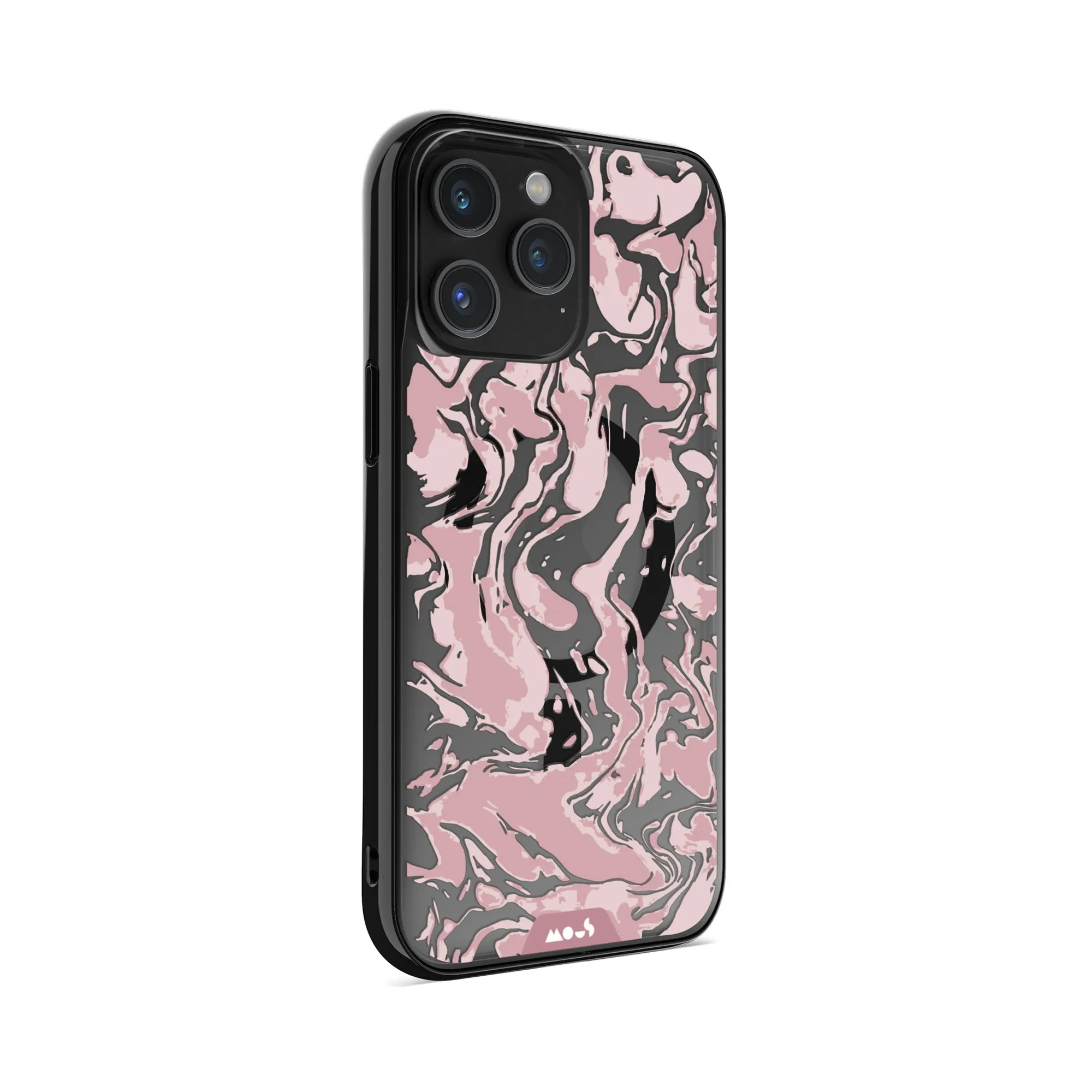 Marbled Dusky Pink MagSafe® Compatible Phone Case