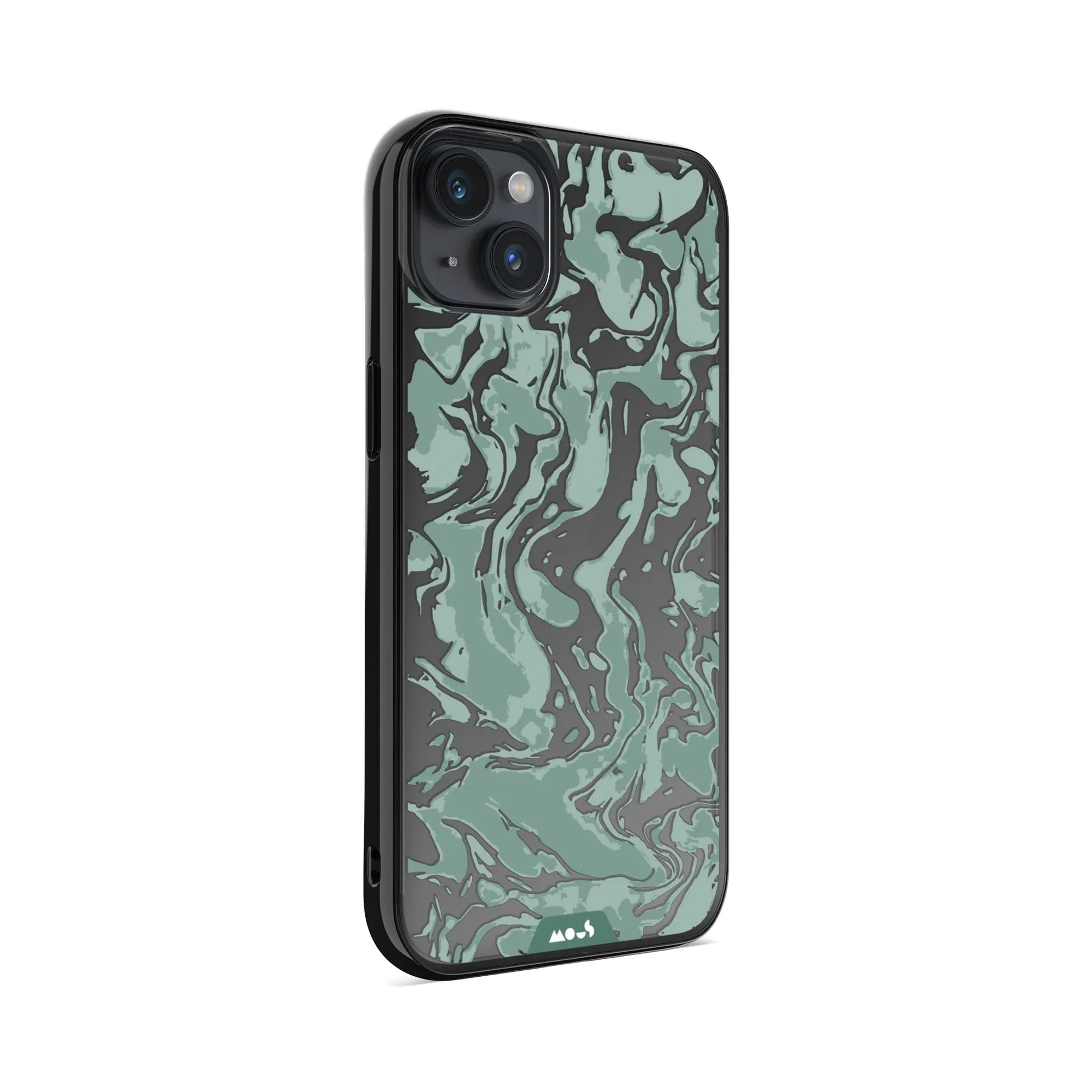 Marbled Sage Green Printed Phone Case