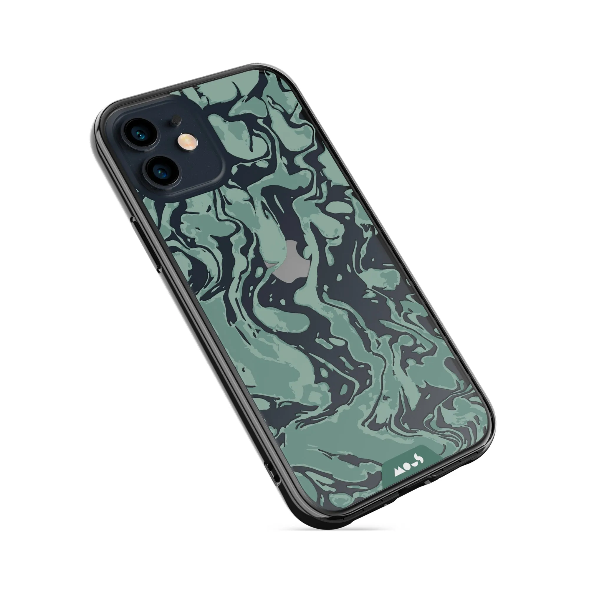 Marbled Sage Green Printed Phone Case