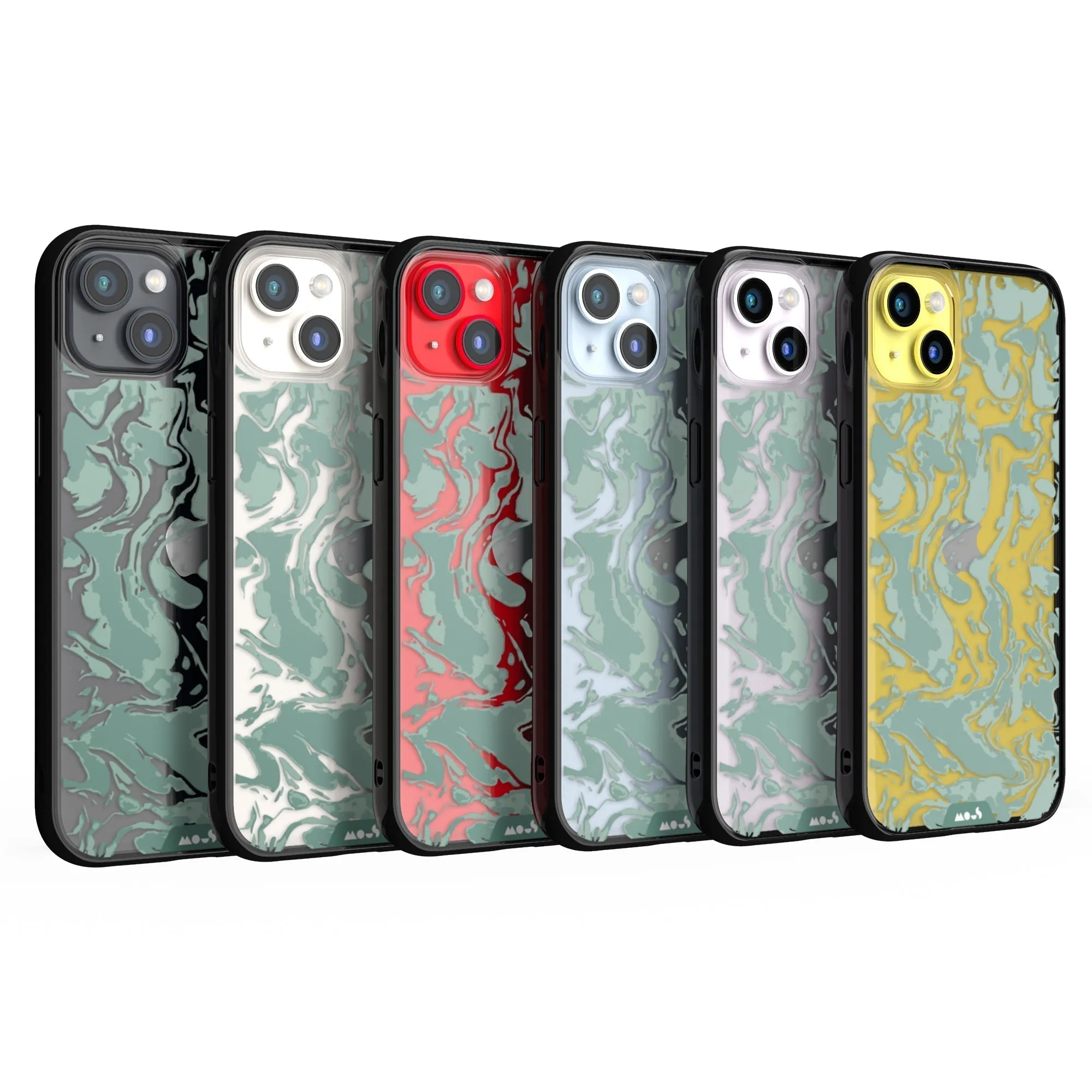 Marbled Sage Green Printed Phone Case