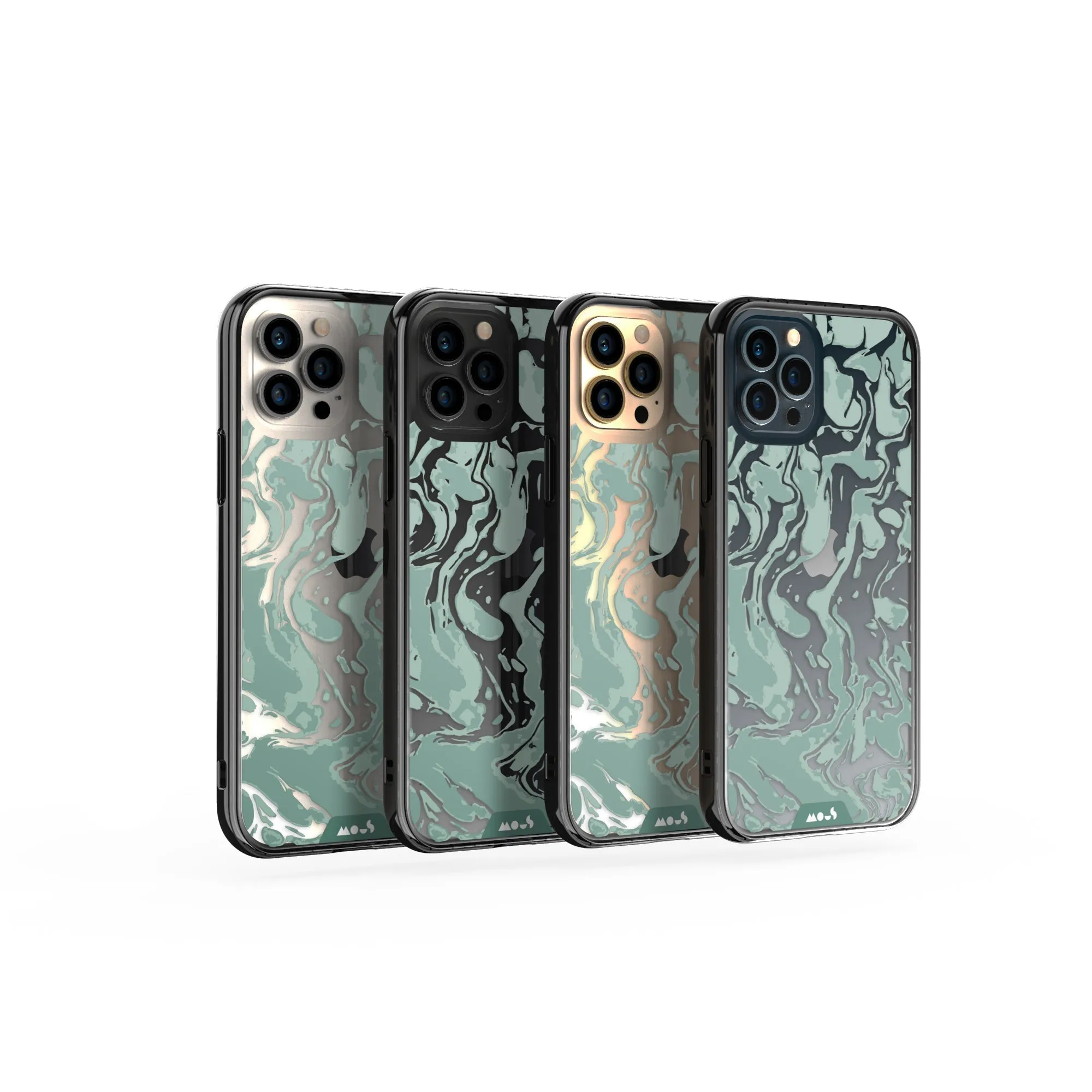 Marbled Sage Green Printed Phone Case