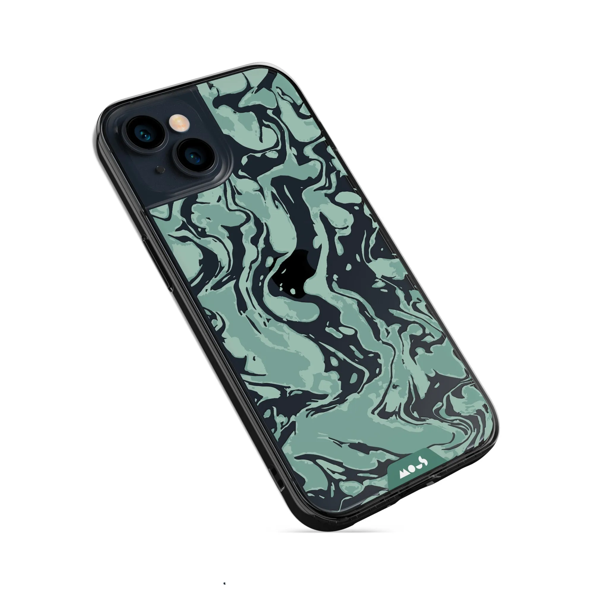 Marbled Sage Green Printed Phone Case