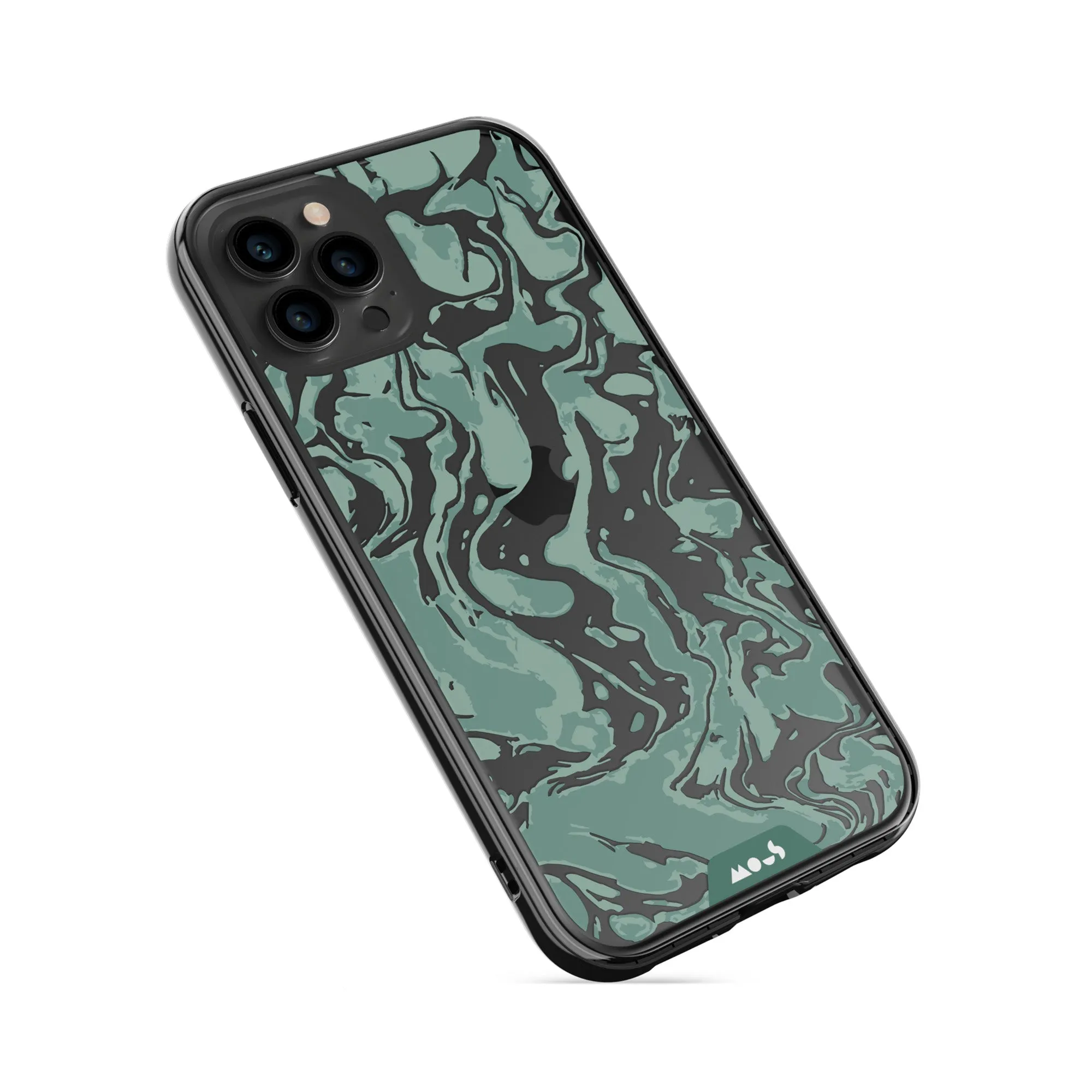 Marbled Sage Green Printed Phone Case