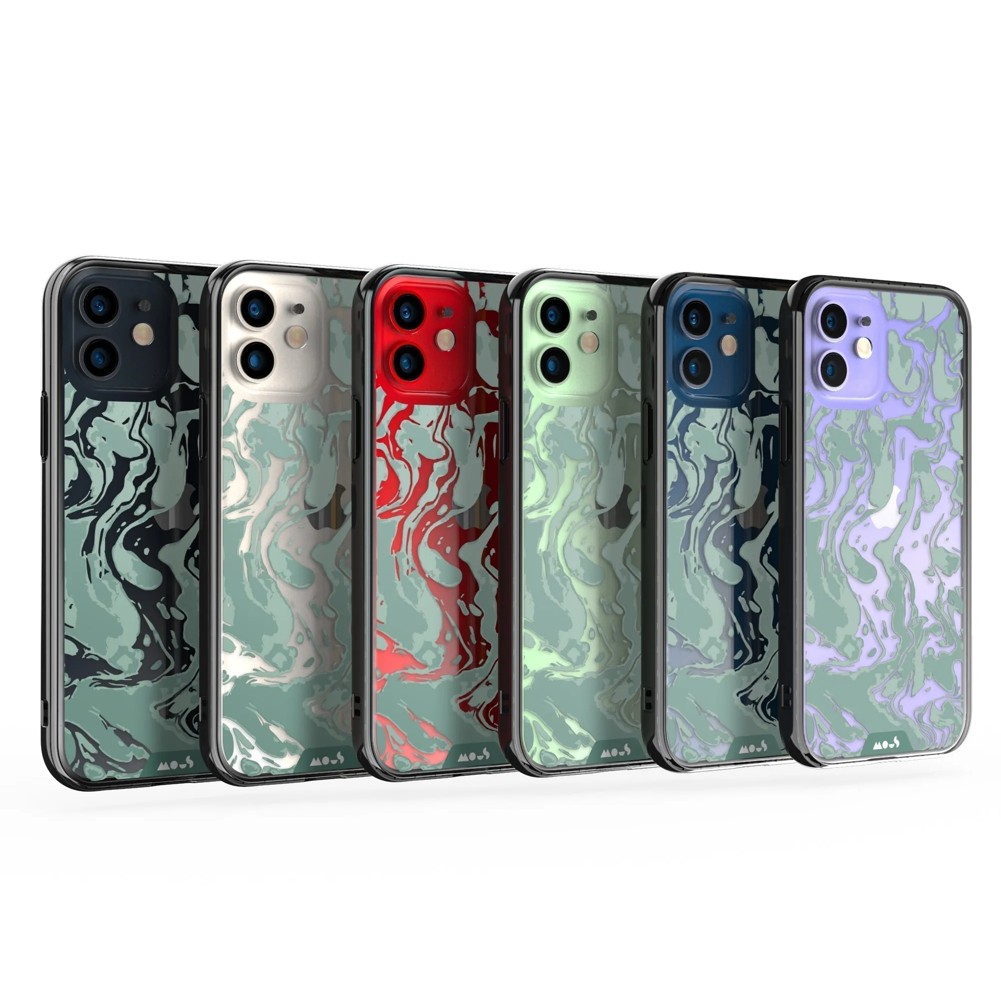 Marbled Sage Green Printed Phone Case
