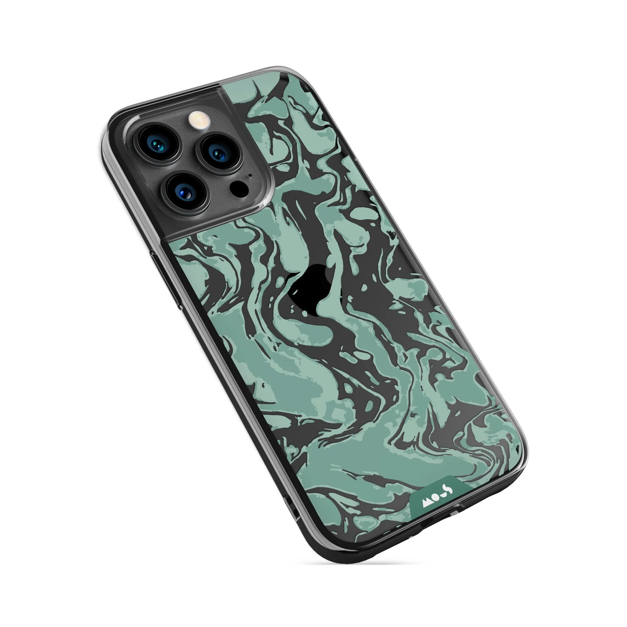Marbled Sage Green Printed Phone Case