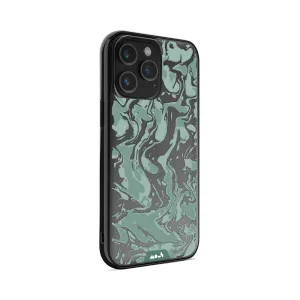 Marbled Sage Green Printed Phone Case