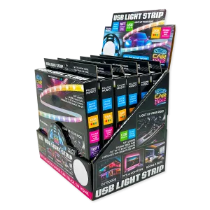 Mood Light Strip USB with Remote 16FT - 6 Pieces Per Retail Ready Display 24338