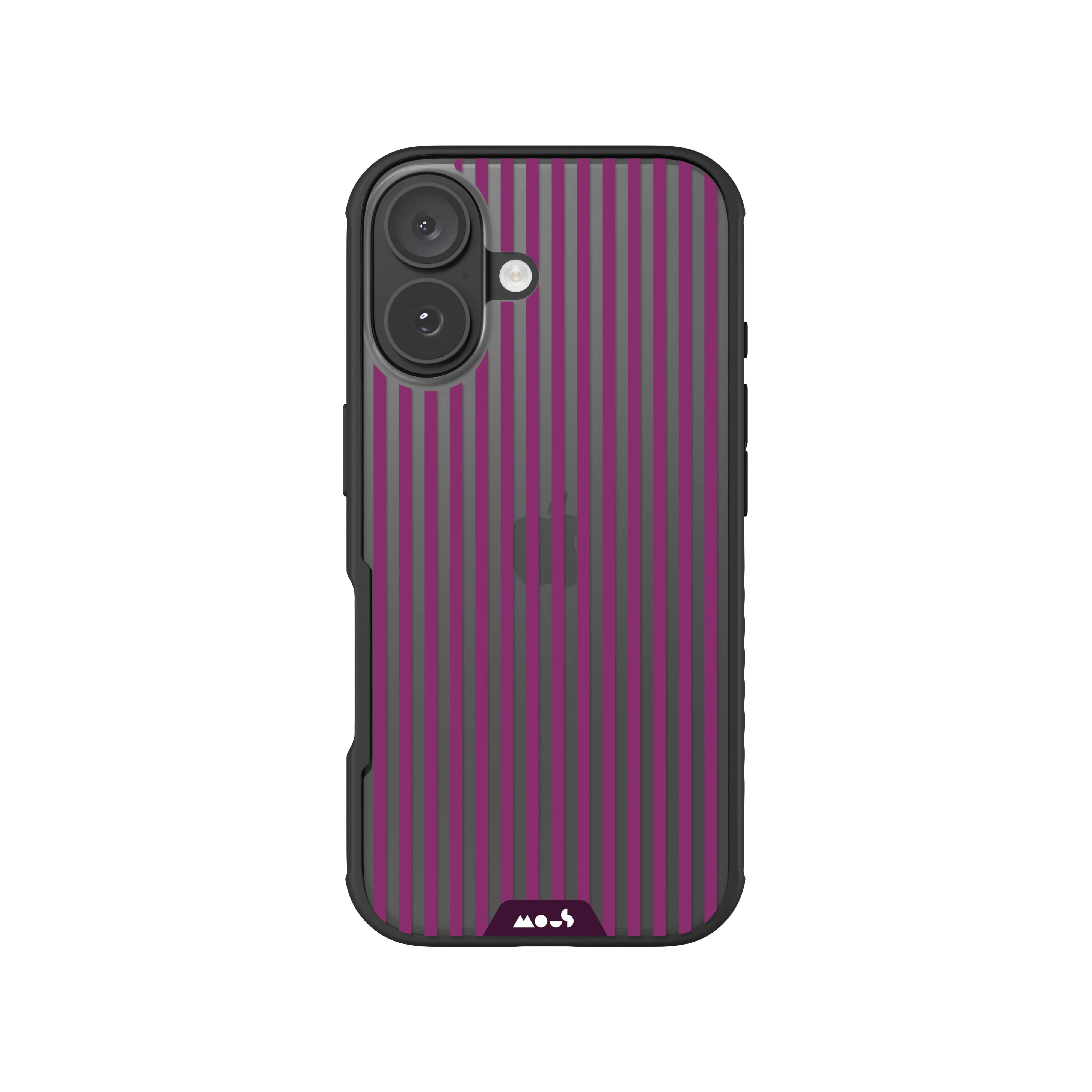 Mulberry Protective Phone Case - Clarity x Pinstripe