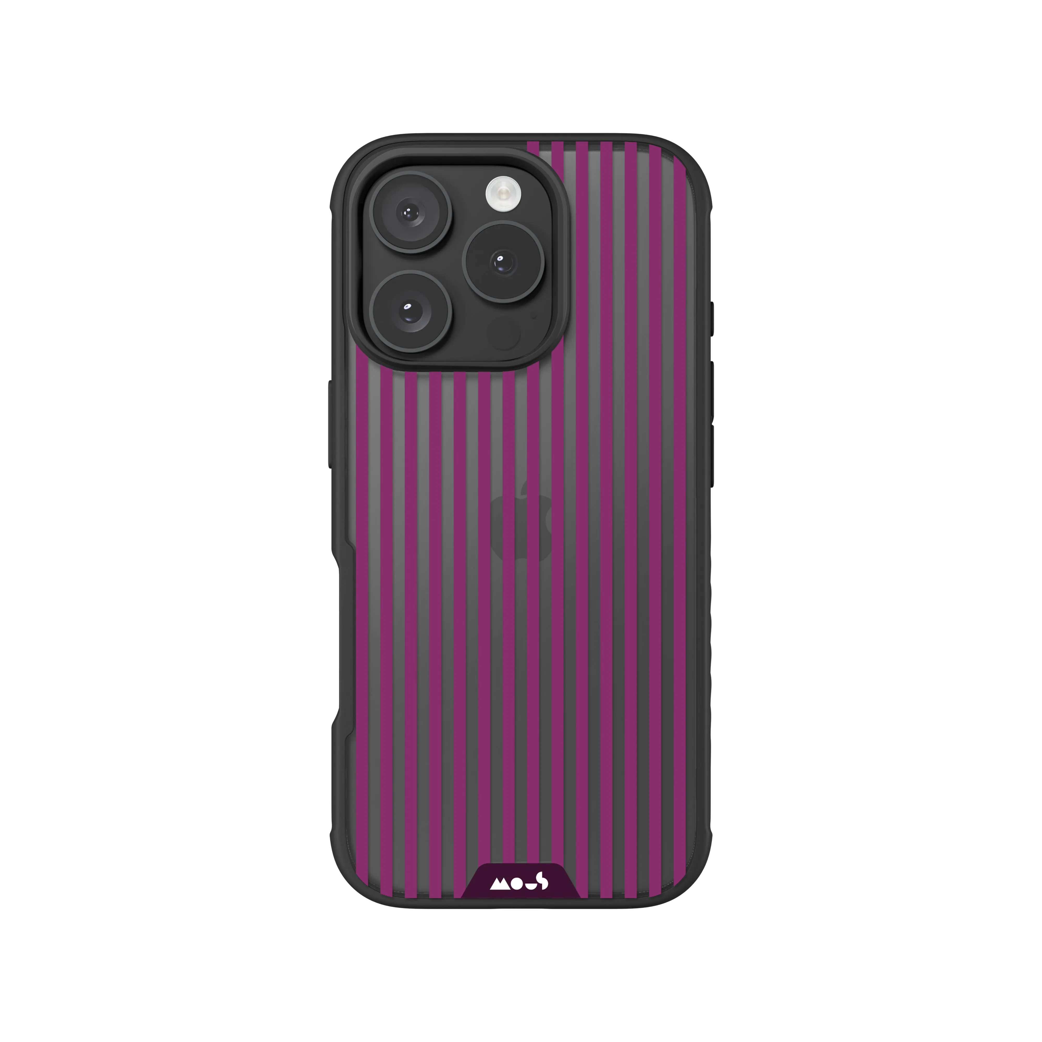 Mulberry Protective Phone Case - Clarity x Pinstripe