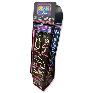Neon Sign Assortment Floor Display (Sheetz Exclusive) - 17 Pieces Per Retail Ready Display 88455