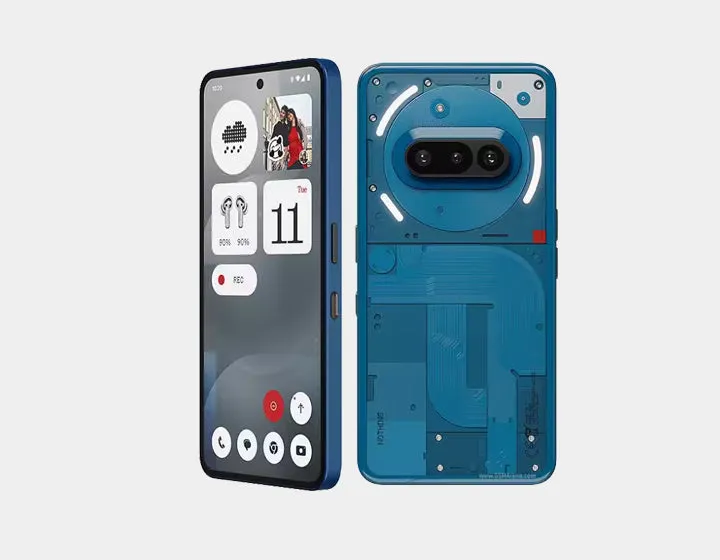 Nothing Phone 3a 5G Dual SIM 256GB ROM 12GB RAM GSM Unlocked - Blue