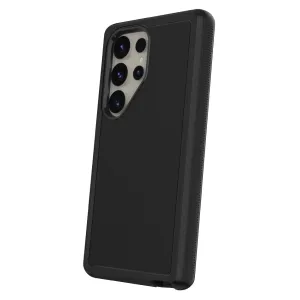 Onn. WIABLK100142757 Rugged Phone Case with Holster for Samsung Galaxy S24 Ultra 5G - Black