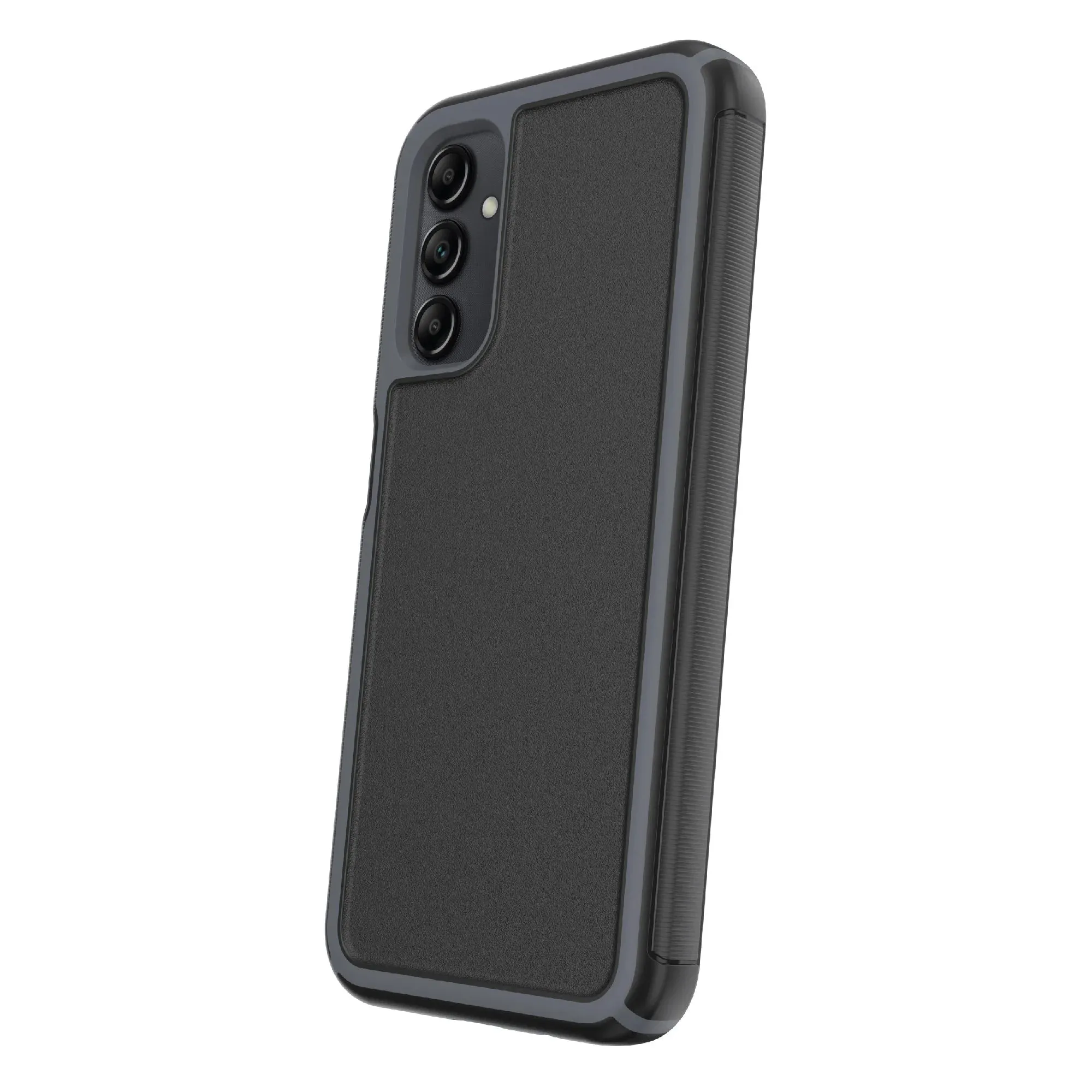 onn. WIASRB100127593 Slim Rugged Phone Case for Samsung Galaxy A14 5G - Black/Gray