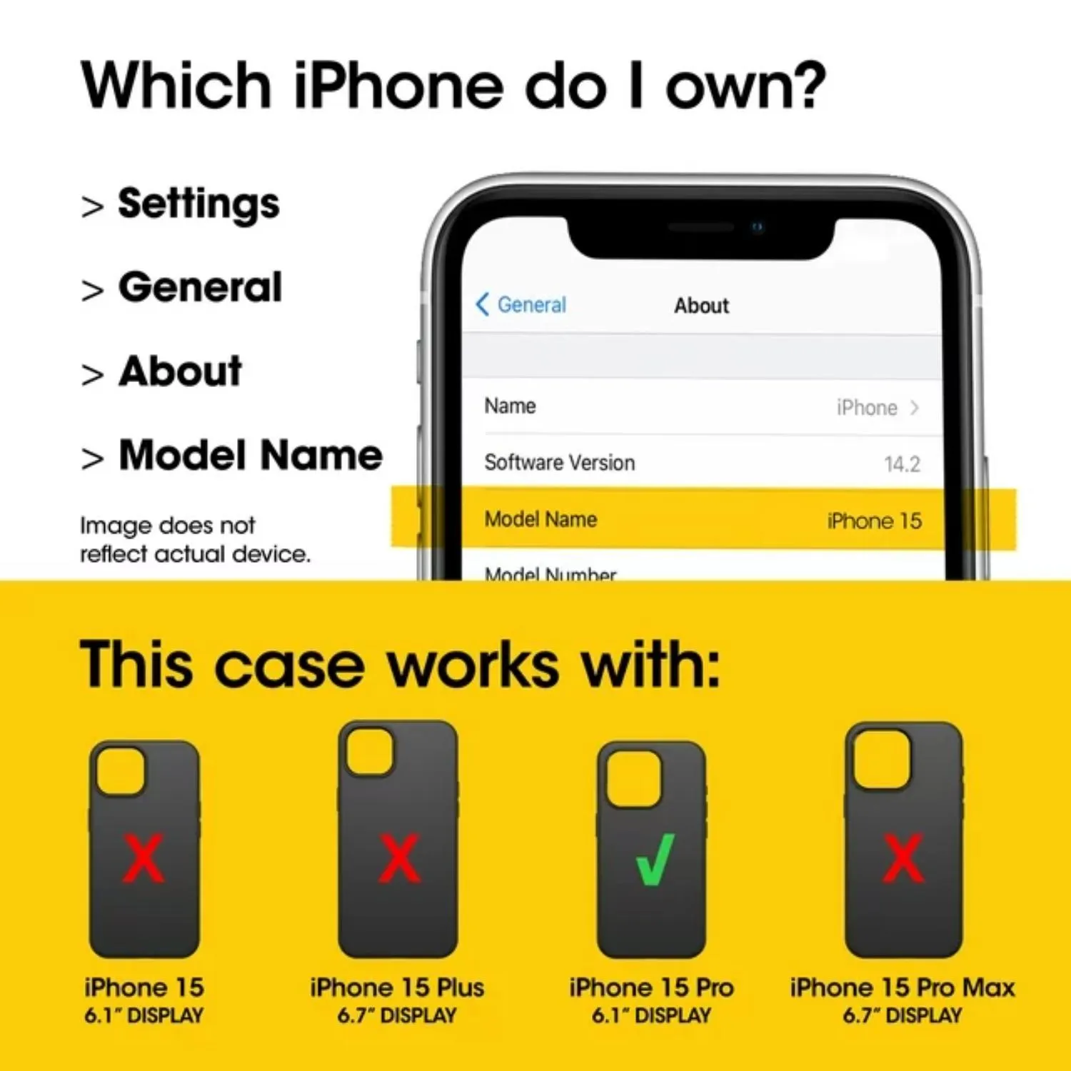 OtterBox 77-93022P2 Vue  Series Case for MagSafe for Apple iPhone 15 Pro - Clear