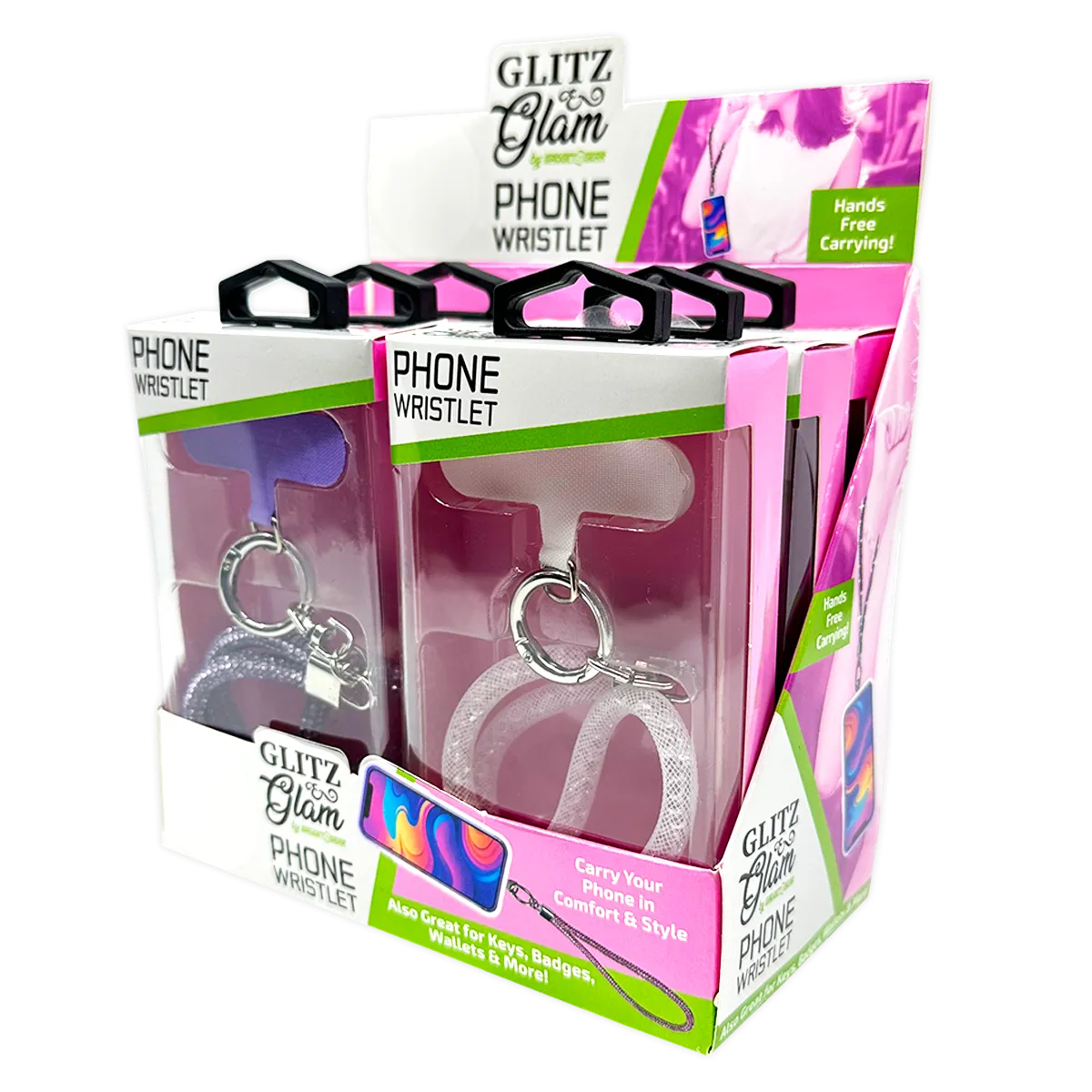 Phone Strap Wristlet - 6 Pieces Per Retail Ready Display 25400