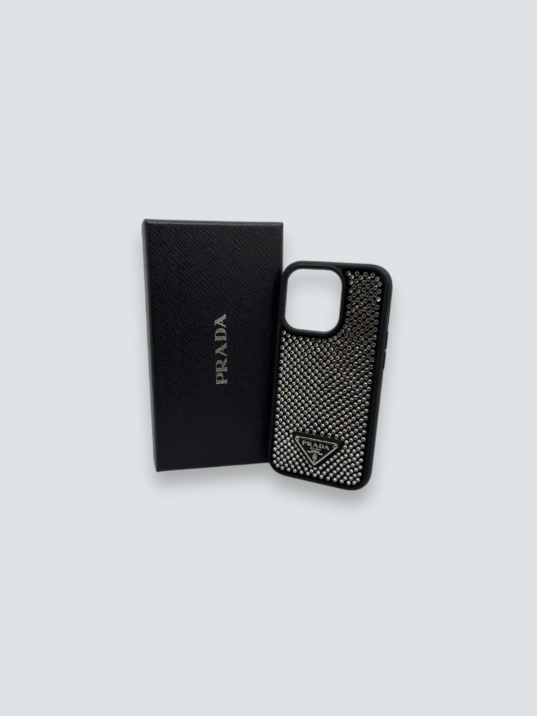 Prada Black Phone Case I Phone 14 Pro