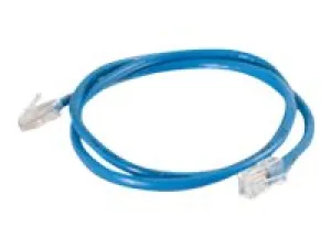 Quiktron Value Series - Patch cable - RJ-45 (M) to RJ-45 (M) - 10 ft - CAT 6 - solid - blue 566-110-010
