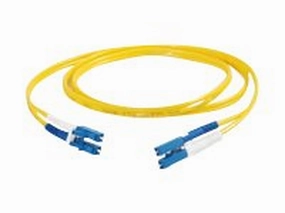 Quiktron Value Series - Patch cable - LC/UPC single-mode (M) to LC/UPC single-mode (M) - 0.914 m - fiber optic - duplex - yellow 810-LL7-003FT
