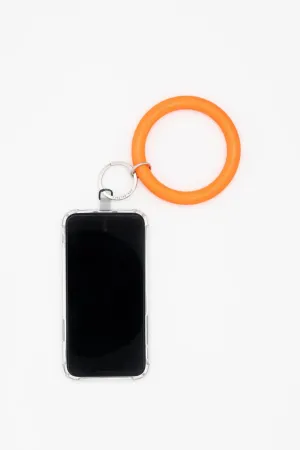 Ring Keyholder Phone Holder - Neon Orange