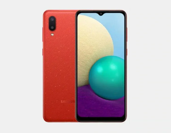 Samsung Galaxy A02 A022F/DS Dual Sim LTE 32GB, 3GB RAM GSM Unlocked - Red