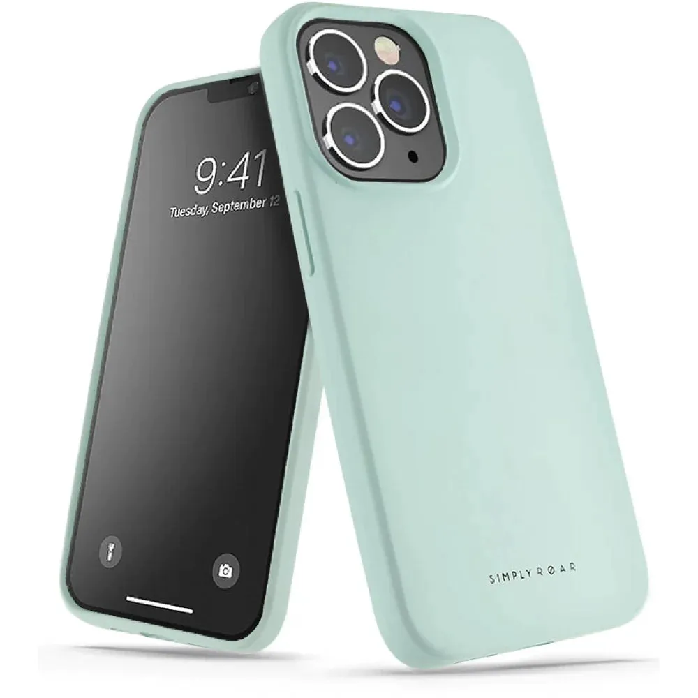 Simply ROAR Case Cover iPhone 13 Pro (Black/Sky Blue)