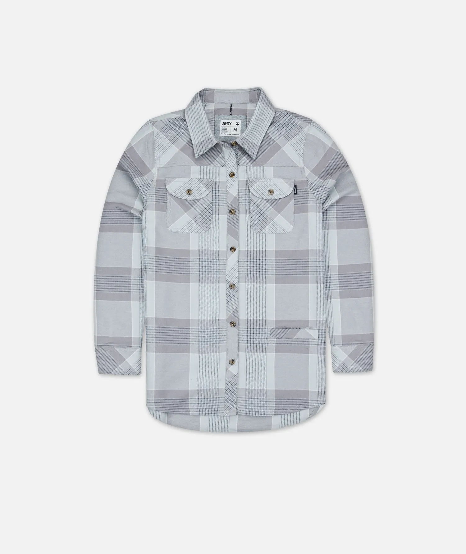 Tellulah Flannel Top - Grey