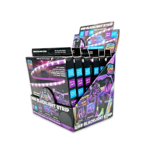 USB Blacklight Strip with Remote 11.5FT - 6 Pieces Per Retail Ready Display 25244
