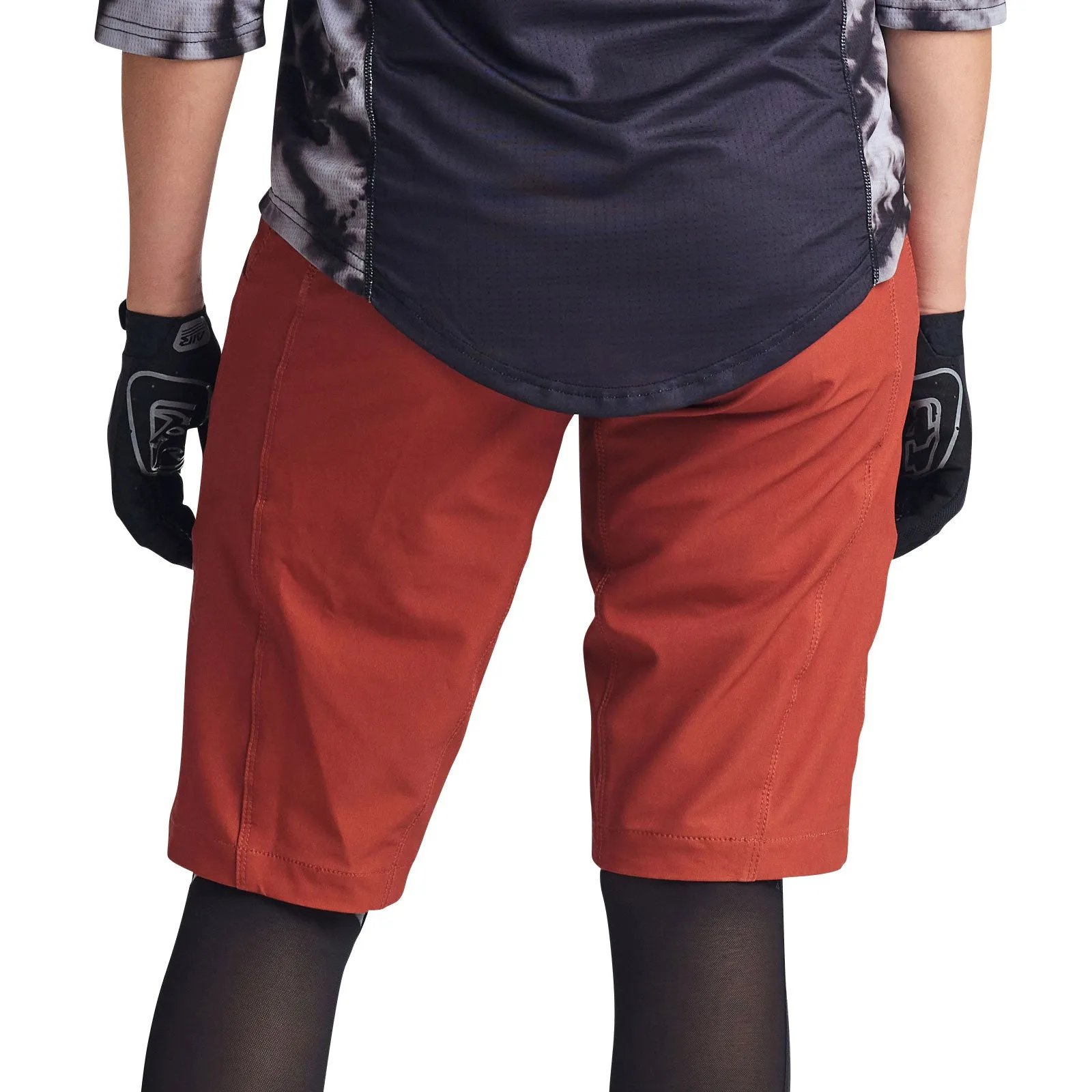 Womens Mischief Short W/Liner Solid Henna