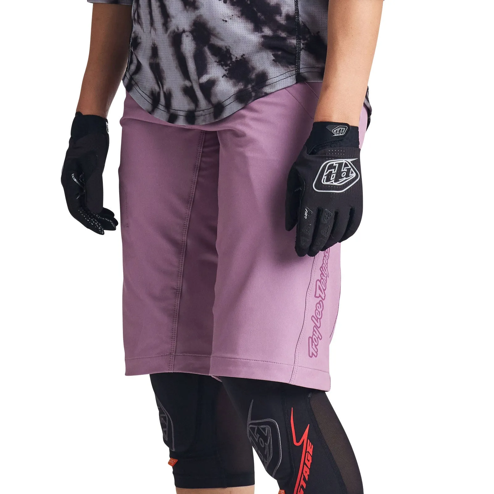 Womens Mischief Short W/Liner Solid Rosewood
